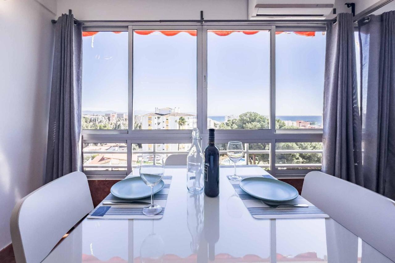 Apartamento Acogedor, Terraza, Piscina Y Mar Benalmádena Dış mekan fotoğraf