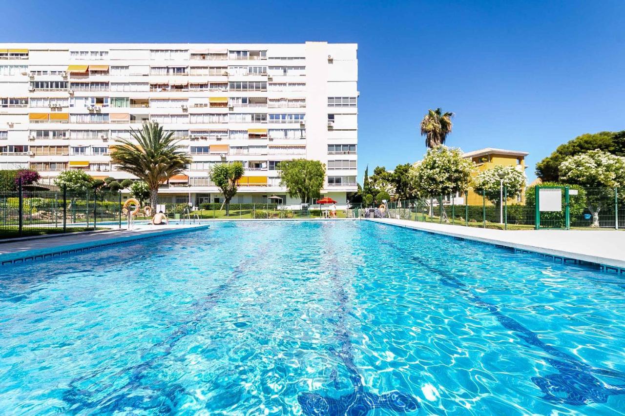 Apartamento Acogedor, Terraza, Piscina Y Mar Benalmádena Dış mekan fotoğraf