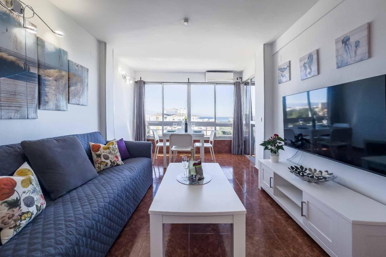 Apartamento Acogedor, Terraza, Piscina Y Mar Benalmádena Dış mekan fotoğraf